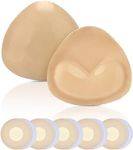 Ksang Double Sided Sticky Bra Inserts, Bra Pads Inserts for Bikini Push Up Inserts, Adhesive Push Up Sticky Pads for Swimsuit Top, Bathing Suit, Sport Bra - A/B