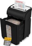 VidaTeco 15 Sheet Cross-Cut Paper Shredder for Home Office, Heavy Duty 60-Minute Shreds Paper/Credit Card/CD Office Shredder, Security Level P-4 Jam Proof System 20L Pullout Bin with 4 Casters