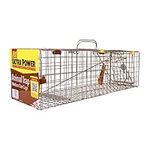 The Big Cheese Live Animal Trap – Welfare-Friendly Live-Catch Cage Trap for Mink, Cats, and Similar Sized Animals, Indoor and Outdoor use, 60 cm x 19 cm x 19 cm