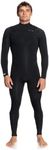 Quiksilver Mens Everyday Sessions 5/4/3 Chest Zip Wetsuit - Black | Large