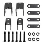 SPARKWHIZ Trailer Leaf Springs Hanger Kit for Double Eye Springs Single Axle Suspension (2,000-7,000 lb Axles)