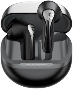 SoundPEATS Air5 Wireless Earbuds with aptX Adaptive Lossless, Bluetooth 5.4 Earphones with 6 Mics Compatible with Snapdragon Sound, 13 mm Driver, 30H Playtime, Qualcomm QCC3091, PeatsAudio APP (Black)