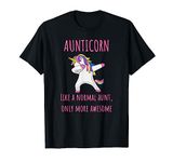 Aunticorn Like An Aunt Only Awesome Dabbing Unicorn T-Shirt