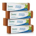 Himalaya Botanique Complete Care Whitening Toothpaste, Simply Peppermint, Natural, Fluoride-Free, SLS Free, Carrageenan Free & Gluten Free, Vegan, 150 g (5.29 oz), 4 Pack