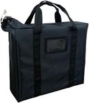 Briefcase Style Locking Document Bag (Black)