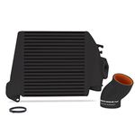 Mishimoto MMTMIC-WRX-08BKBK Black Top-Mount Intercooler (Black hoses)