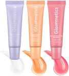 Glossmetics Glossy & Glazed Collection - Overnight Lip Mask for Dry Lips. Fruit Butter Lip Mask, Hydrating and Moisturizing Lip Balm for Soft, Smooth Lips. Assorted Lip Glaze, Pack of 3