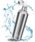 MATE OF STEEL® Plastic Free 35oz Bottle for Sodastream Terra, Fizzi & Art - Dishwasher Safe & Leak-Proof metal Stainless Steel Water Bottle - Replacement Bottles for Soda Stream