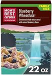 Mom's Best Blueberry Wheatfuls Shredded Wheat Cereal, Made with Whole Grain, No Artificial Flavors or Preservatives, 22 OZ Box