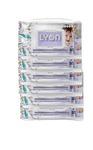 Lyon baby wet wipes with lid enriched with aloe vera and vit e (80 wipes per pack) Pack of 6