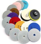 4 Inch Diamond Polishing Pads, 12PC