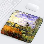 HOME GENIE Monets Scenery Mouse/Dish Pad | Non-Slip Rubber Base Mouse/Dishpad