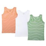 ORGANICKID Boys 100% Organic 100% Cotton Tank Top Sleveless Undershirts Toddler Underwear 3 Pack Tees