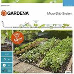 Gardena Starter Set Planted Areas: Micro-Drip System for irrigation of flower and vegetable beds (13015-20)