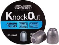 JSB Knockout Slugs .177 Cal, 10.03gr, Hollowpoint, 500ct