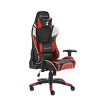 X-Rocker Agility Sport eSport Gaming Racing Desk Chair, Ergonomic Adjustable Computer Office Chair with Adjustable Lumbar Support and Headrest Pillow, Adjustable Swivel, 3D Armrests - Red