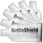 Reusable Wine Protector Travel Bag by Bottle Shield (6-pack) - Unbreakable Bottle Shipping Sleeve, Leak Proof & Double Layer Wine Bubble Wrap Sleeve | Travel Wine Bags for Suitcase Luggage