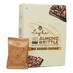 LOYKA Almond Brittle No Added Sugar Choco Box - 12 Pcs,Diet Friendly,No Refined Sugar Added,Healthy Guilt-Free Morning/Evening Snack,Better-For-You Snack,Roasted California Almonds (45%) - 204 Gm