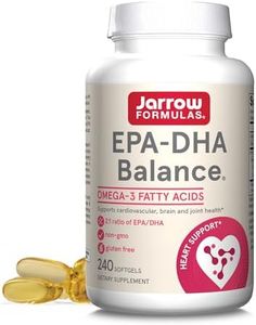 Jarrow Formulas EPA-DHA Balance, 1,200 mg Omega-3 Fatty Acids for Cardiovascular Support, 240 Softgels, 120 Day Supply