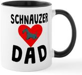 CafePress Schnauzer Dad Mugs 11 oz 