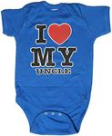 I Love My Uncle Baby Bodysuit- 6 months