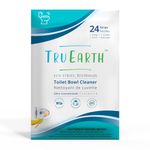 Tru Earth Toilet Bowl Cleaner Eco-Strips | Plastic Jug-Free, Septic-Safe Cleaning Strips | Easy to Use | 24 Strips