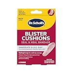 Dr. Scholl's BLISTER CUSHION with Duragel Technology, 6ct. Heal and Prevent Blisters with Cushioning that is Water and Sweat-Resistant, Thin, Flexible and Nearly Invisible