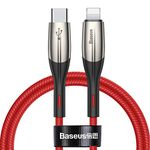 Baseus Type C to iOS Charging Cable - 18W PD C to Lightening Data Cable (Horizontal Series - 1 Meter, Black)