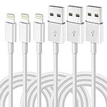 iPhone Charger Cable 3Pack 3FT/1M Lightning Cable MFi Certified Apple iPhone Charger Fast Charging Cable Compatible with iPhone 14 13 12 11 XS XR X Pro Max Mini 8 7 6S 6 Plus 5S SE