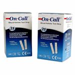 2 x 25 Blood Ketone Test Strips for The On Call Dual Ketone & Glucose Digital Meter