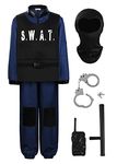 ReliBeauty Swat Costume for Boys Police Costume for Kids, 3T/100