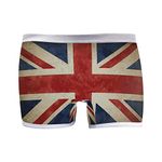 PUXUQU Women's Boyshort Boxers Shorts Vintage Britain UK British Flag Boxer Briefs Panties Underwear for Women Girl Lady