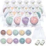 Dansib 50 Pack Bridal Shower Favors Bulk Eucalyptus Bath Bombs Spa Gifts Wedding Party Favors Bachelorette Baby Shower Favors Prizes Small Shower Steamers Handmade 10 Flavors for Guests Reception