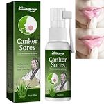 Mouth Ulcer Spray,Mouth Ulcer Treatment Spray for Adluts,Ulcer Breath Sprays,Canker Sore Treatment,Breath Spray for Bad Breath,Mouth Freshener Spray,Herbal Mouth Spray,Tongue Ulcer Treatment Spray