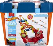 Hot Wheels Track Builder Unlimited Power Boost Box Compatible with Hot Wheels id Four Plus Builds 20 feet of Track Gift idea for Kids 6 7 8 9 10 and Older