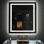 LOAAO 24"x36" LED Bathroom Mirror w