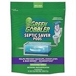 Green Gobbler Septic Saver Bacteria Enzyme Pacs | 6 Month Septic Tank Supply | Septic Tank Teatment Packets