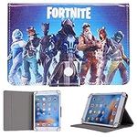 Blue Fortnite case for apple iPad mini 1 2 3 4 5 stand up protective cover (iPad mini 1 2 3 4 5, Blue Fortnite)