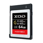 INDMEM 64GB XQD Memory Card Premium High Speed G Series (Read 440MB/s and Write 400MB/s)