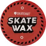 Skate Hut Circular Red Skateboard Wax - Round Skateboard Curb Wax Smooth Skateboard Accessories for Improving Skateboard Speed