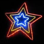 LED Christmas Lights Star Light with Controller 6M Rope Multicolor for Holiday Wedding Party Indoor Outdoor Xmas Decoration