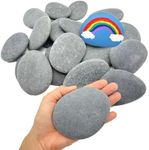 Lifetop 20PCS Painting Rocks, 3"-4"