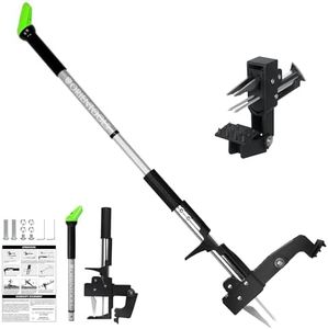 ORIENTOOLS Weed Puller, Stand Up Weed Puller, 83 to 105 cm Long Handle, Upgrade Detachable Telescopic Handle Garden Weeding Tool with 4 Claws for Labor Saving Dandelions Remover Tool