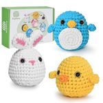 Zepiany Crochet Kit for Beginners, Crochet Animal Kit, Beginner Crochet Kit - Gift for Birthdays, Crochet Kits for Adults with Step-by-Step Video Tutorials