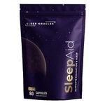 Sleep Oracles Sleep Aid | 600mg Magnesium Glycinate with L-Theanine, Passionflower & Valerian Root Relaxation & Sleep Support Blend | Vegan & Gluten Free Night-Time Supplement for Adults | 60 Capsules