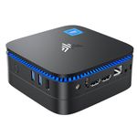 KAMRUI AK1PLUS Mini PC Dual HDMI LAN, 12th Gen N97 Processor (up to 3.60GHz) Mini Desktop Computers with 16GB DDR4 RAM 512GB SSD, Micro PC Support 4K UHD/WiFi 6/BT 5.2 for Home School Office