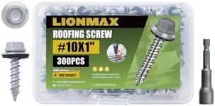 LIONMAX Metal Roofing Screws #10 × 