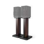 Edifier S3000PRO Floor Speaker Stands, 25.6 Inch Floorstanding Speaker Stands, Wood Grain Hollowed Stands for Optional Sand Filling Tuning, Easy Assembly - Pair