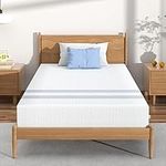 Twin Mattress, Bedstory 6 Inch Gel Memory Foam Mattress with Removable Cover, Medium Firm Single Bed Mattress for Kid and Single Room, Hypoallergenic Long-Lasting Support, CertiPUR-US 38x74 Inch