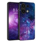 BENTOBEN Xiaomi Redmi Note 13 4G Case, Mobile Phone Case Xiaomi Redmi Note 13 4G Case Glow in the Dark Slim Thin Fluorescence Nebula Pattern Pattern PC Shell TPU Bumper Scratch-Resistant Protective